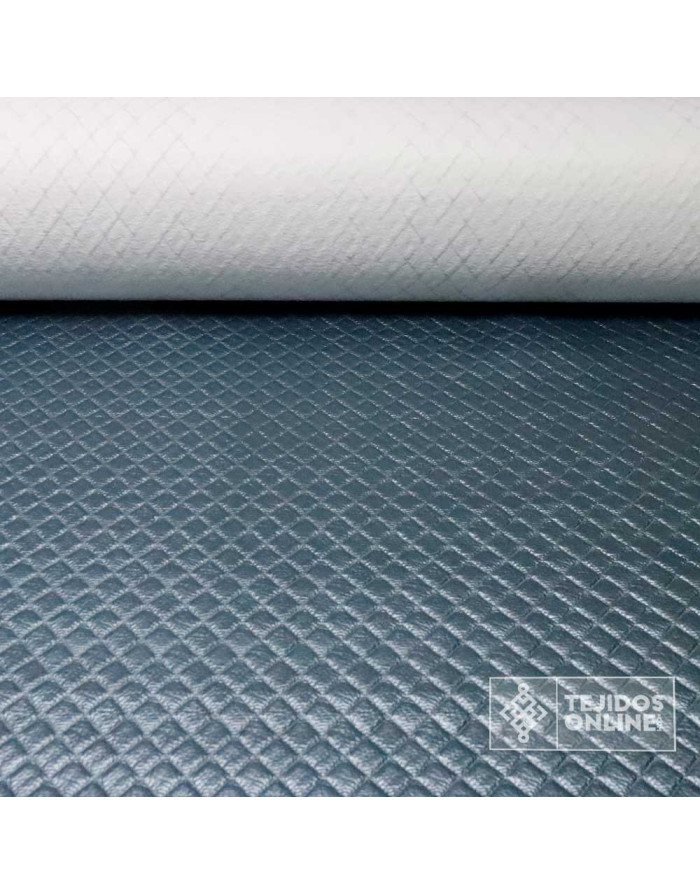 Polipiel Para Bolsos Azul Duacado | Alta Calidad y Suavidad | Cuero