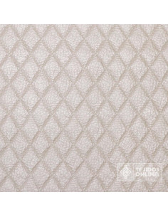 Polipiel Para Bolsos Crema con Rombos | Alta Calidad y Suavidad 2