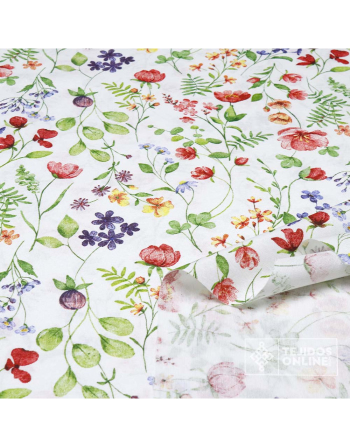 Tela de Flores para Cocina - Venta de Telas de Cocina