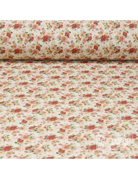 Tela de Flores Pequeñas Vintage - Telas Infantiles Tela de Flores Pequeñas Vintage - Telas Infantiles