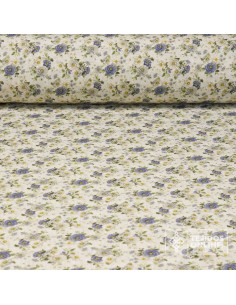 Tela de Flores Pequeñas Vintage - Telas Infantiles