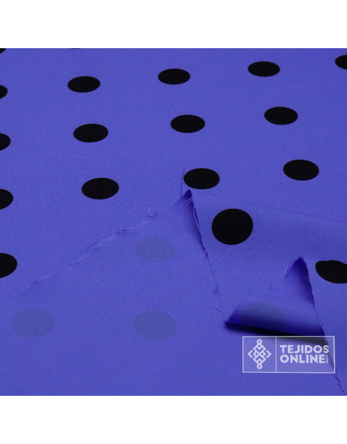 Tela Lavanda Lunar Negro | Telas para Trajes de Flamenca - Imagen 4