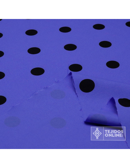 Tela Lavanda Lunar Negro | Telas para Trajes de Flamenca - Imagen 4