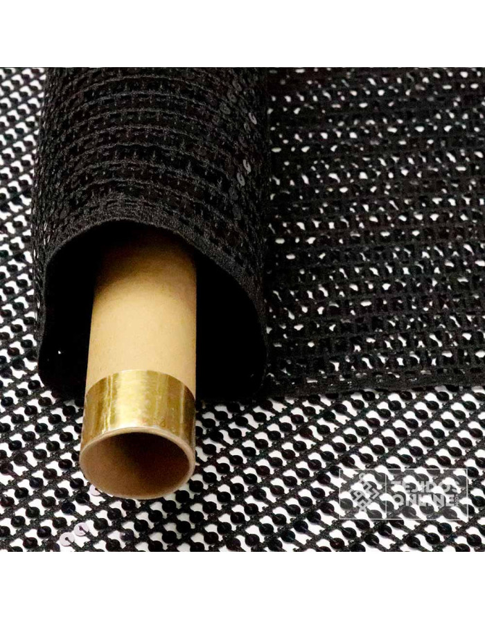Tela Hilada de Red con Lentejuelas - Ideal para Vestir - Imagen 3