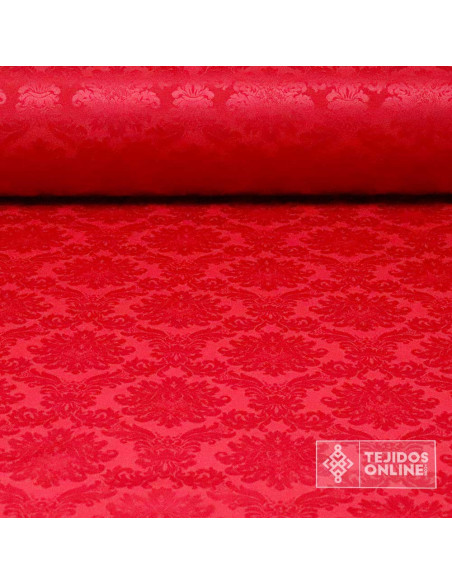 Damasco Rojo Versace - Tela para Semana Santa