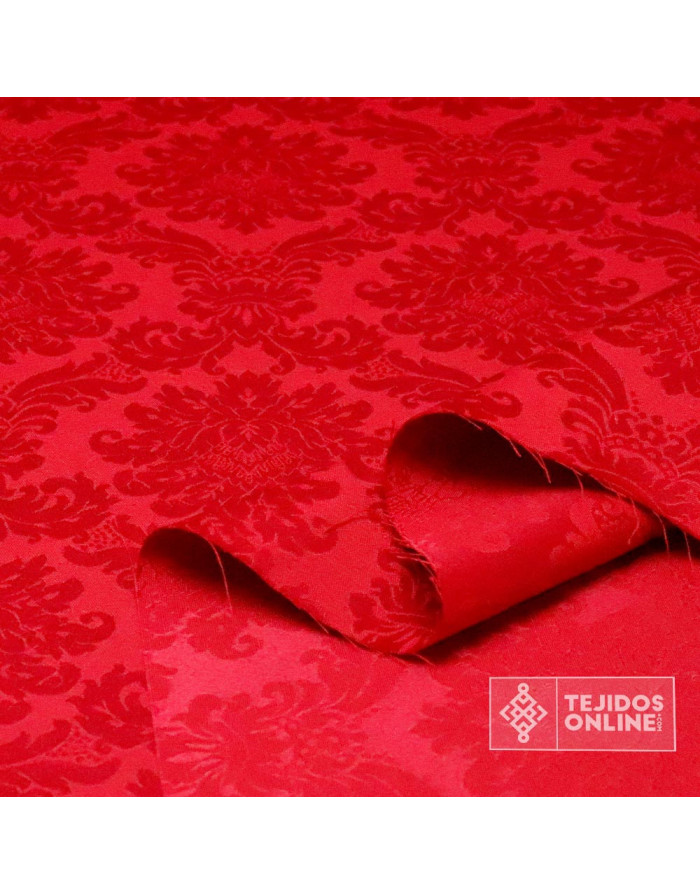 Damasco Rojo Versace - Tela para Semana Santa