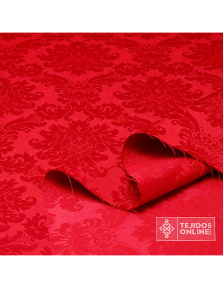 Damasco Rojo Versace - Tela para Semana Santa