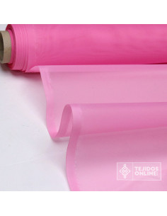 Organdí Rosa Chicle - Telas para Volantes - Tejido de Organdí