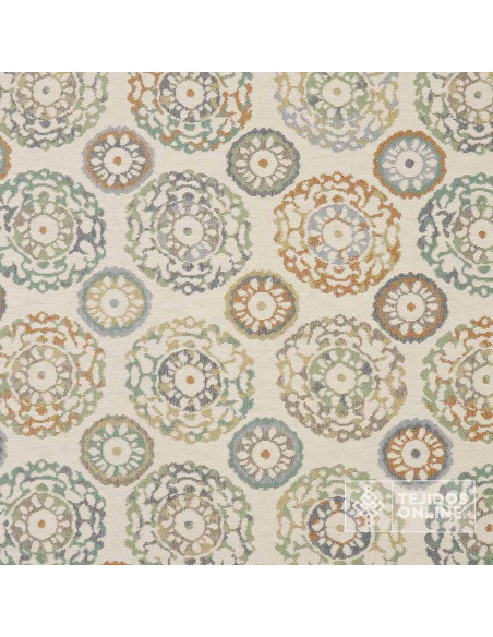 Tela de Tapicería Mandala Pastel  - Telas de Gobelinos Tela de Tapicería Mandala Pastel  - Telas de Gobelinos