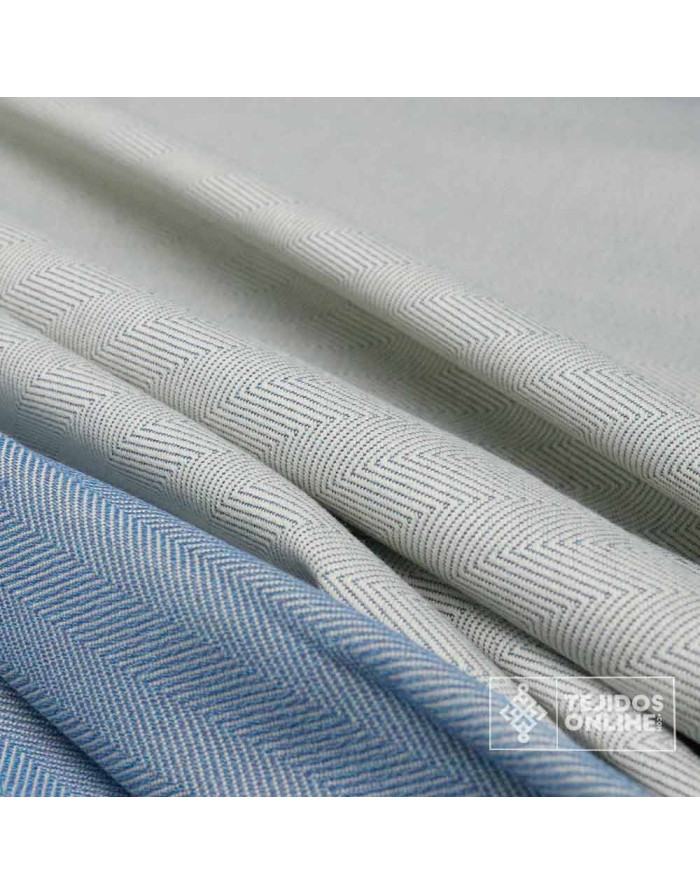 Telas para Toldo Reversible Espigas Azul Teflón - Mejor Toldo - Imagen 2