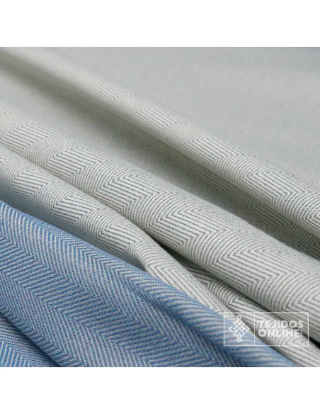 Telas para Toldo Reversible Espigas Azul Teflón - Mejor Toldo - Imagen 2