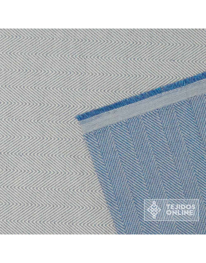 Telas para Toldo Reversible Espigas Azul Teflón - Mejor Toldo - Imagen 3