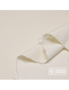 Tela Tapicerá Pique Blanco Roto - Telas Para Tapizar 2