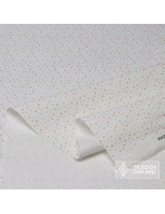 Tela de Piqué con Mini Estrellas Multicolor - 100% Algodón Infantil 2