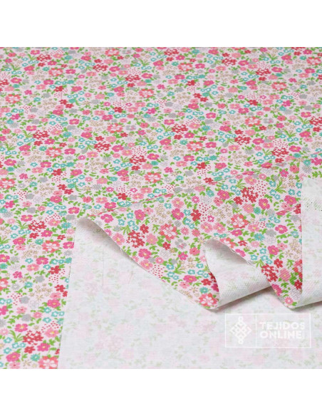 Tela de Piqué Algodón Flores Liberty - 100% Algodón - Imagen 2