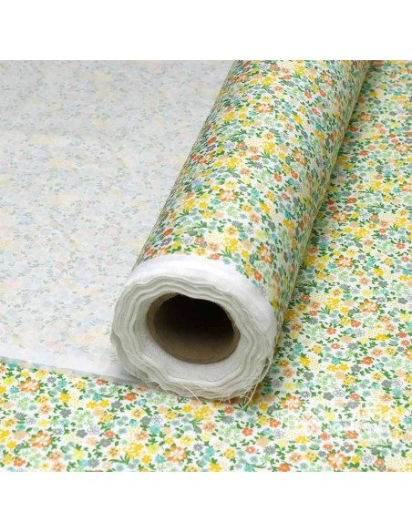Tela de Piqué Algodón Flores Liberty - 100% Algodón - Imagen 3