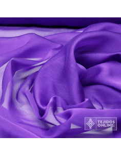 Tela de Gasa Morada Catiónica | Telas de Gasa para Vestir 2