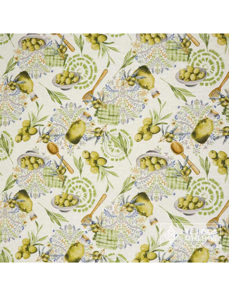 Tela de Aceitunas Rústica - Telas para Cortinas - Telas Tela de Aceitunas Rústica - Telas para Cortinas - Telas