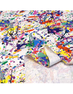Loneta Salpicaduras de Pintura – Tejidos Online 2