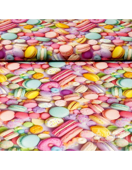 Tela de Dulces Multicolor - Telas Originales - Imagen 1