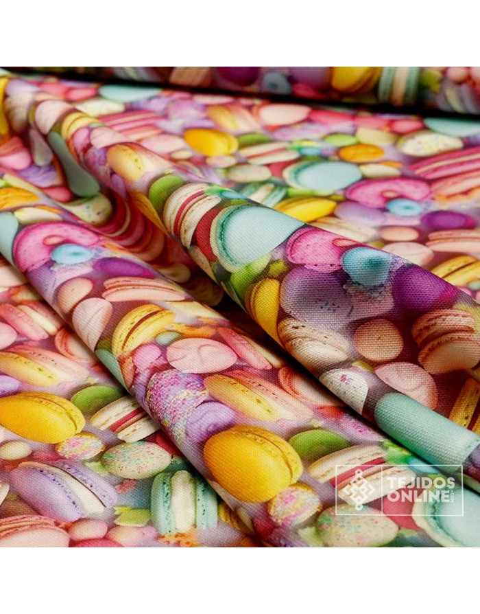 Tela de Dulces Multicolor - Telas Originales - Imagen 4