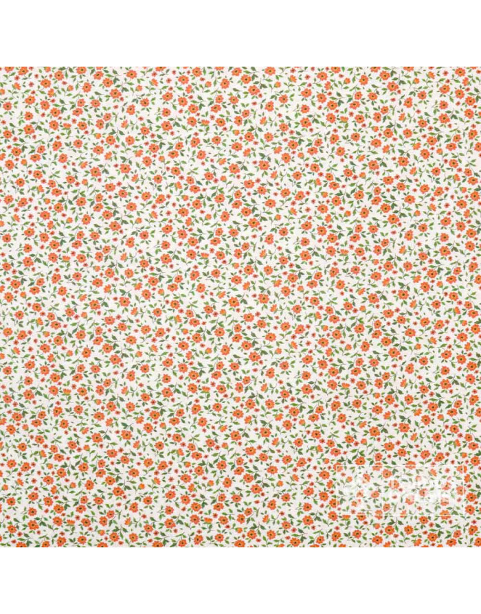 Tela Liberty con Florecitas Bellas - 100% Algodón Infantil