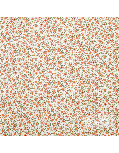 Tela Liberty con Florecitas Bellas - 100% Algodón Infantil