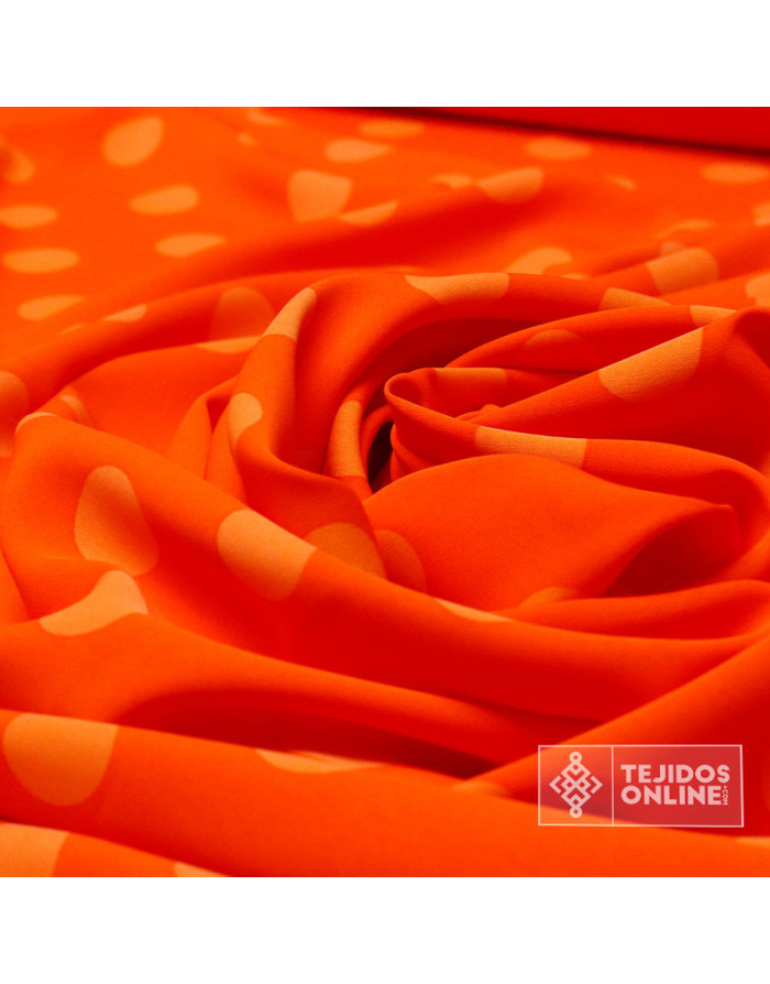 Tela Bicolor con Lunares Lycra - Telas de Flamenca - Imagen 2