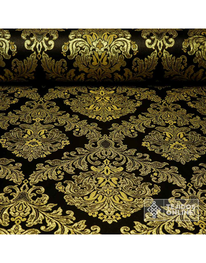 Brocado Cofrade Negro - Telas de Cofradía - Tejidos Cofrades