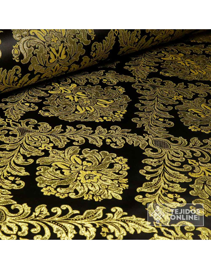 Brocado Cofrade Negro - Telas de Cofradía - Tejidos Cofrades