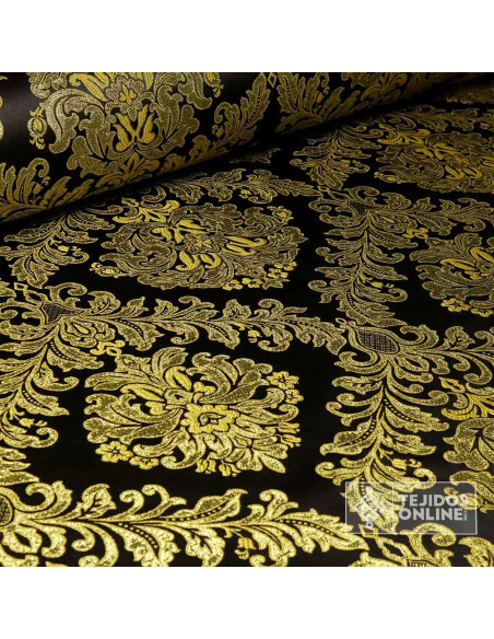 Brocado Cofrade Negro - Telas de Cofradía - Tejidos Cofrades Brocado Cofrade Negro - Telas de Cofradía - Tejidos Cofrades
