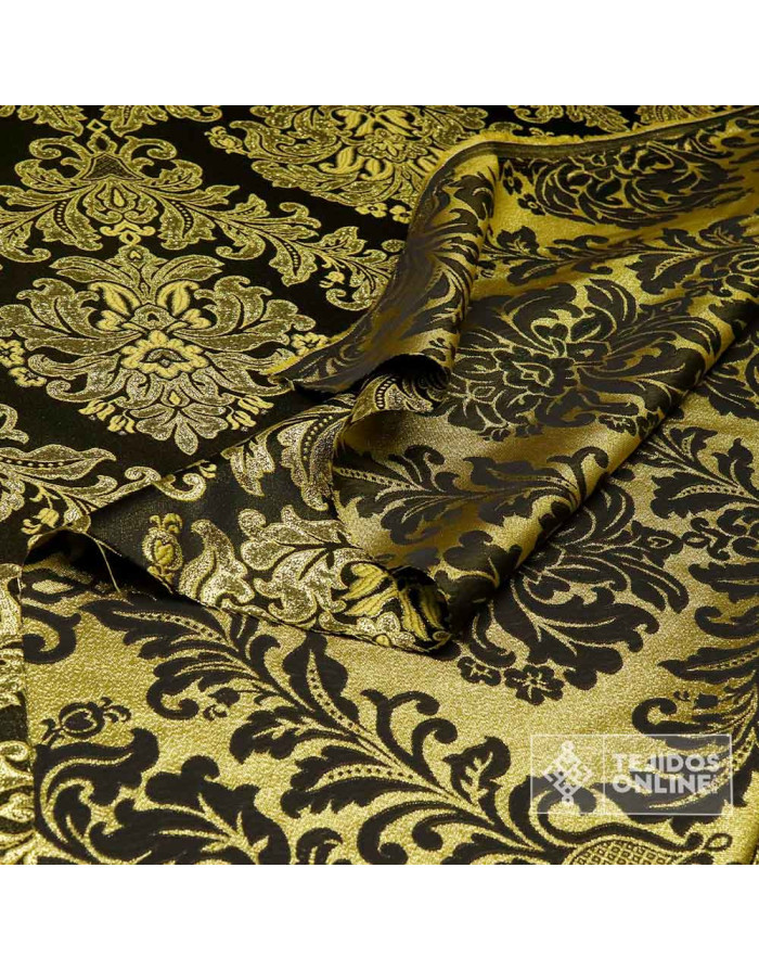 Brocado Cofrade Negro - Telas de Cofradía - Tejidos Cofrades