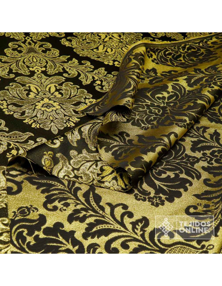 Brocado Cofrade Negro - Telas de Cofradía - Tejidos Cofrades Brocado Cofrade Negro - Telas de Cofradía - Tejidos Cofrades