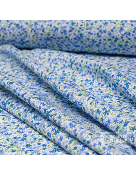 Tela algodón estampado floral ditsy | Tela Estampada de Flores - Imagen 2