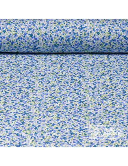 Tela algodón estampado floral ditsy | Tela Estampada de Flores - Imagen 1