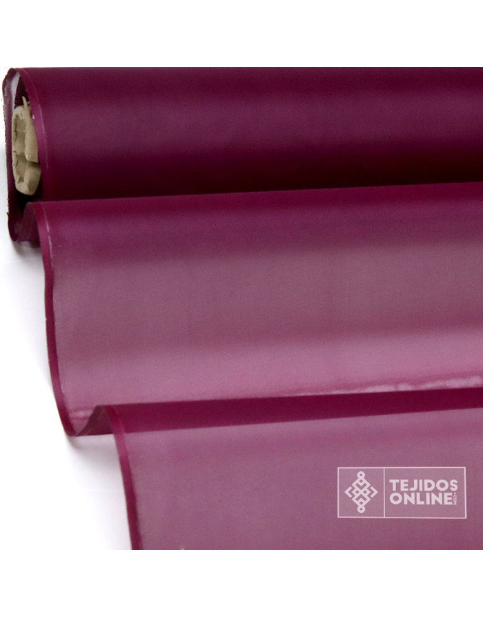 Organdí Berenjena Oscuro - Tela para Levantar Volantes - Tienda Telas - Imagen 1
