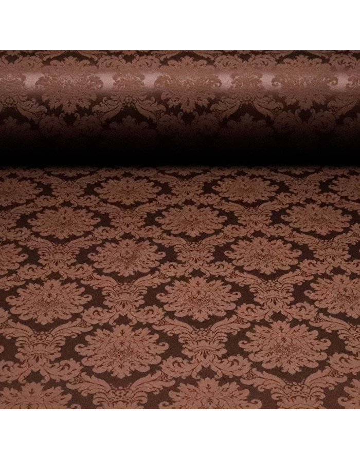 Damasco Marrón Versace - Retal - Tela para Semana Santa - Imagen 1