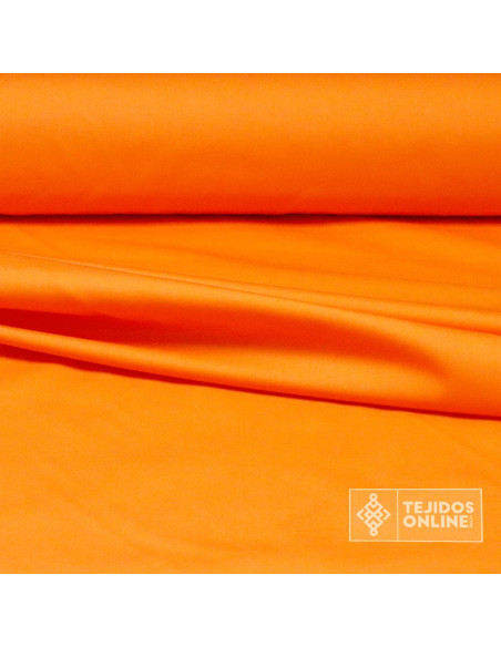 Popelín Liso Naranja-Retal - Popelín Liso Naranja - Telas - Imagen 1