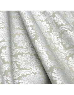 Damasco Beige Aragón - Retal - Telas de Damasco Beige 2