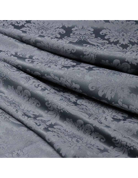Damasco Gris Ceniza Versace - Retal - Telas de Damasco - Imagen 2