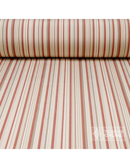 Toldo Rayas Beige y Caldera Maria - Retal - Lonas para Exterior - Imagen 1