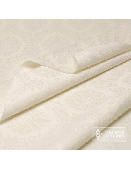 Damasco Verde Medallón Compostela | Ancho 2,80 m para Cofradías - Imagen 2