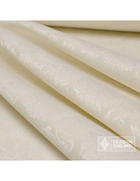 Damasco Verde Medallón Compostela | Ancho 2,80 m para Cofradías - Imagen 3