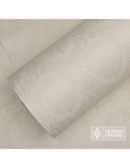 Damasco Verde Medallón Compostela | Ancho 2,80 m para Cofradías - Imagen 4