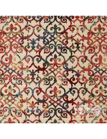 Tela Tapicerá Dibujo Forja  - Telas Para Tapizar