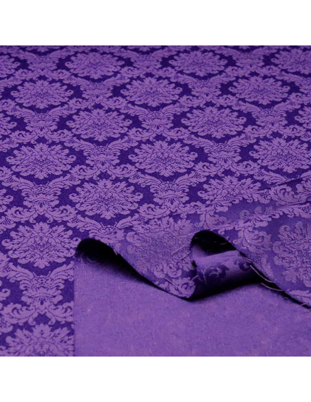 Damasco Morado Aragón - Retal - Telas de Damasco - TelasOnline - Imagen 2