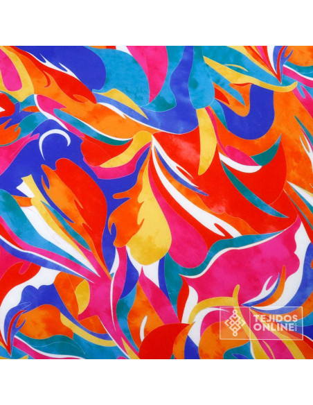 Tela de Punto Estampado Romance | Telas Online