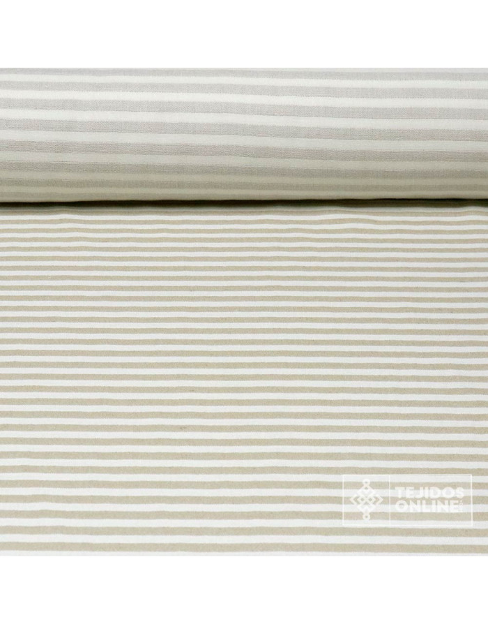 Tela Rayas Algodón  - Tejidos de Algodón para Ropa