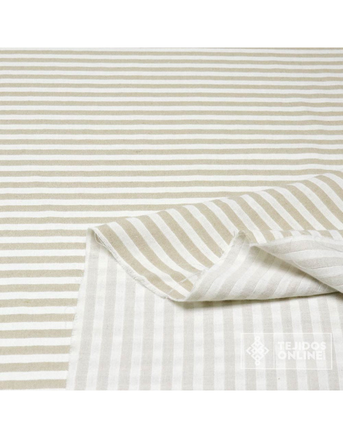 Tela Rayas Algodón  - Tejidos de Algodón para Ropa