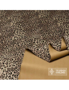 Tela Neopreno Estampado Leopardo  - Telas de Neopreno 2